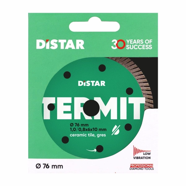 Tarcza diamentowa do cięcia płytek 76x10 mm Distar 11139053030