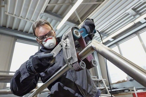 Bosch GRB 14 CE Szlifierka taśmowa do rur