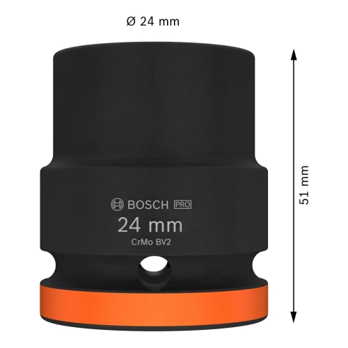 Nasadka udarowa 3/4" Bosch 2608003060 rozmiar 24 mm