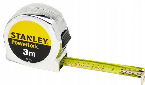 Miara zwijana dł. 3m szer. 19 mm Micropowerlock 0-33-522 Stanley