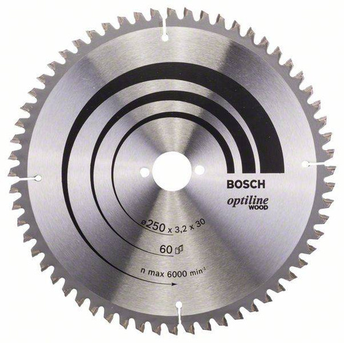 Tarcza pilarska Optiline Wood 250x30 Bosch 2608640644