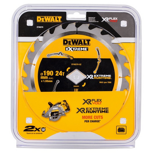 Tarcza do cięcia drewna 190mm/24Z Dewalt DT40270-QZ