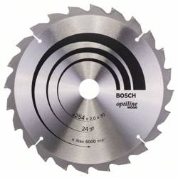 Tarcza pilarska Optiline Wood 254x30 Bosch 2608640434