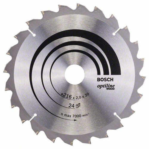 Tarcza pilarska Optiline Wood 216x30 Bosch 2608640431