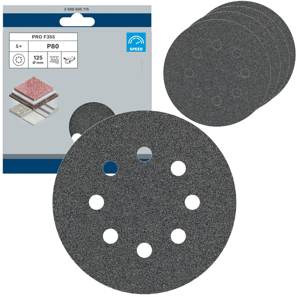 Papier ścierny Bosch F355 125x80 Bosch 2608605115