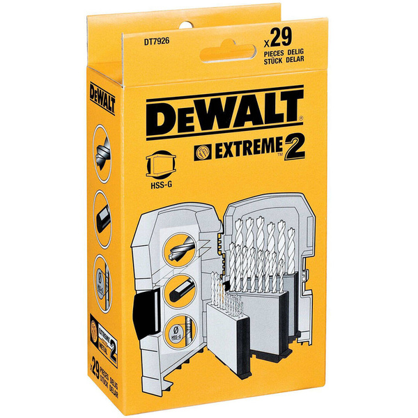 Zestaw wierteł do metalu DeWALT DT7926