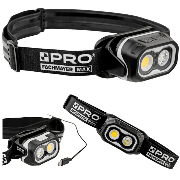 Latarka czołowa 800 lm PRO LD107