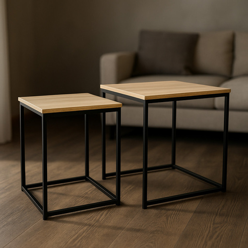 Zestaw stolików Belivio VERSO ROYAL OAK