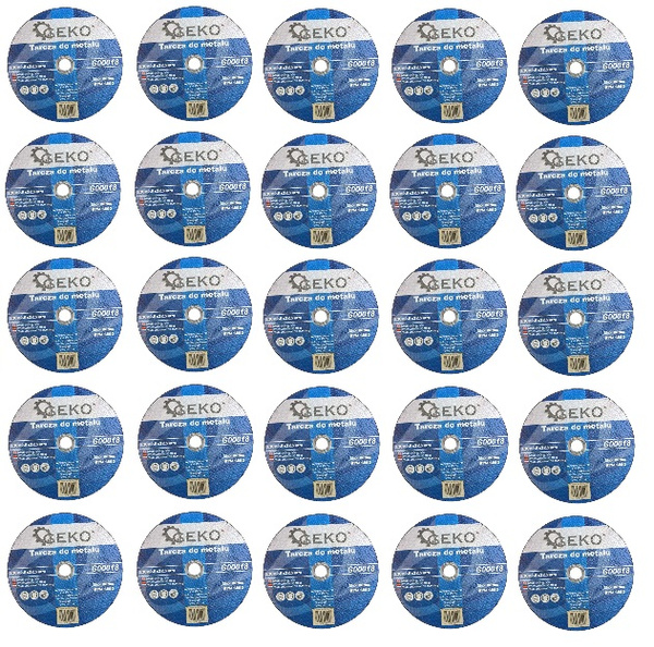 Zestaw 25 szt. tarcz do ciecia metalu 230x2,5x22,23 mm GEKO G00018