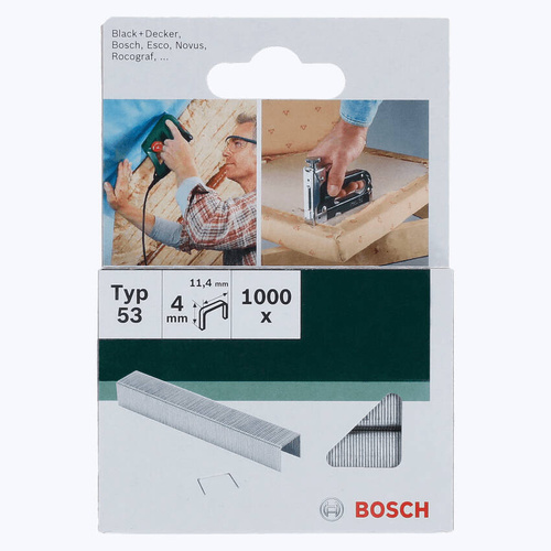 Zszywka typ 53 10x11.4mm 1000szt. Bosch 2609255821
