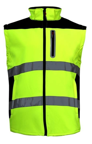 Kurtka ostrzegawcza softshell L Lahti PRO L4091903 żółta