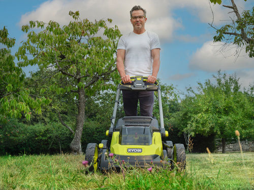 Kosiarka akumulatorowa Ryobi ONE+ RY18LMXSP51A-0