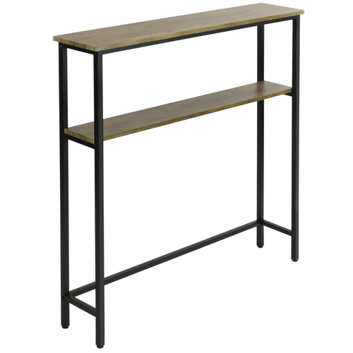 Konsola do przedpokoju / stolik za kanapę Belivio SOFIA Black Royal Oak