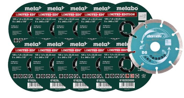 Szlifierka kątowa Bosch GWS 180-LI z zestawem 11 tarcz