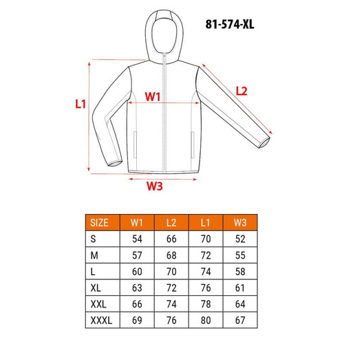 Kurtka robocza WarKurtka robocza Warm Neo Tools 81-574-XXL rozmiar XXLm, rozmiar XXL