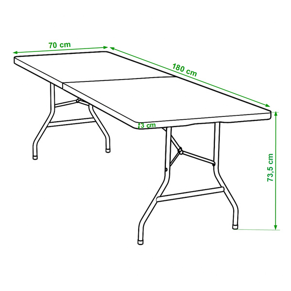 Stół cateringowy Belivio TREVO Black