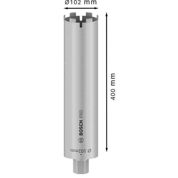 Koronka diamentowa 102x400x6 1 1/4" Bosch Best for Universal 2608601408