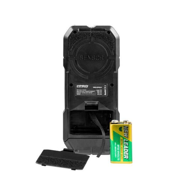  Detektor ścienny 4w1 z wilgotnościomierzem PRO-EP001