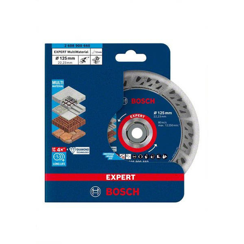 Tarcza do cięcia Bosch EXPERT MultiMaterial 125x2,2x12mm diamentowa