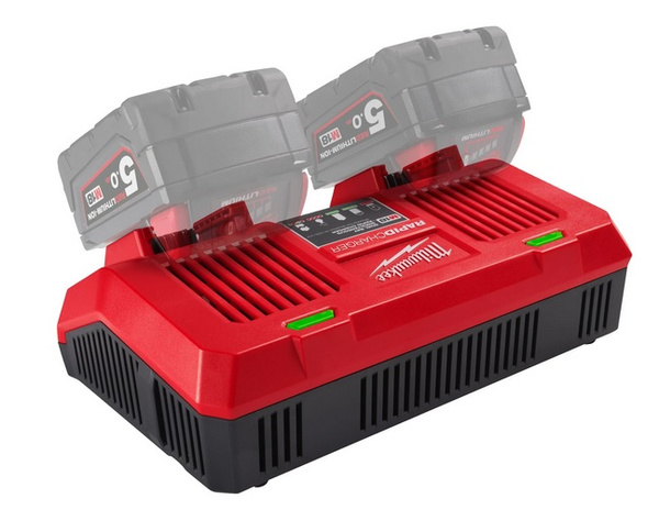 Podwójna szybka ładowarka Milwaukee M18 DFC