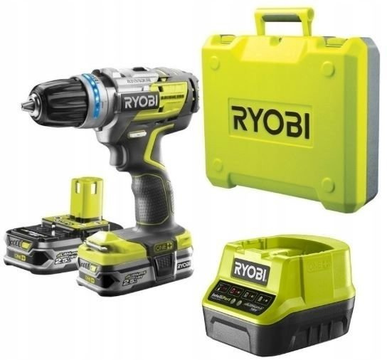 Akumulatorowa wiertarko wkrętarka Ryobi R18DDBL-225B