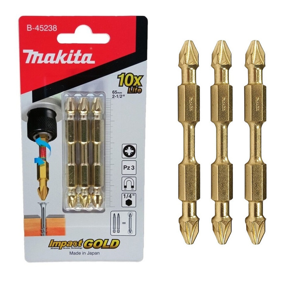 Zestaw 3 szt. bitów dwustronnych PZ3 Makita B-45238