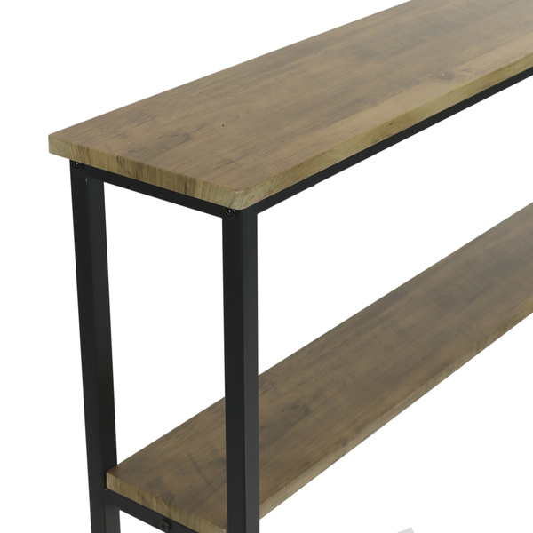 Konsola do przedpokoju / stolik za kanapę Belivio SOFIA Black Royal Oak