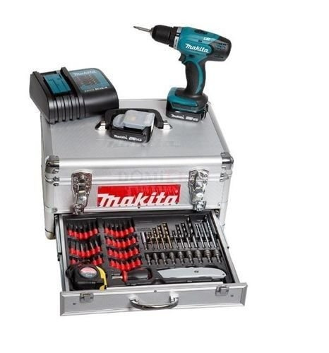 Wiertarko-wkrętarka Makita DDF343SYEX z zestawem akcesoriów