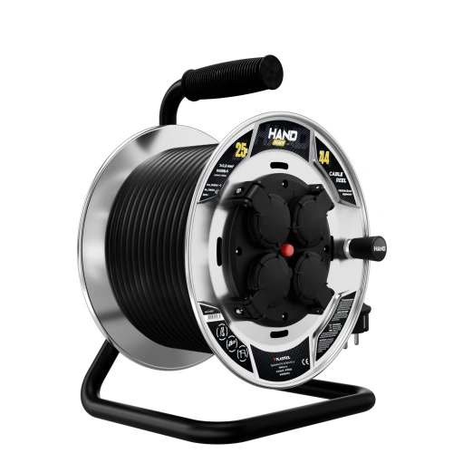 Przedłużacz bębnowy Plastrol PB-HEAVY/S/25M/3X2,5/H05RR-F HAND W-00913