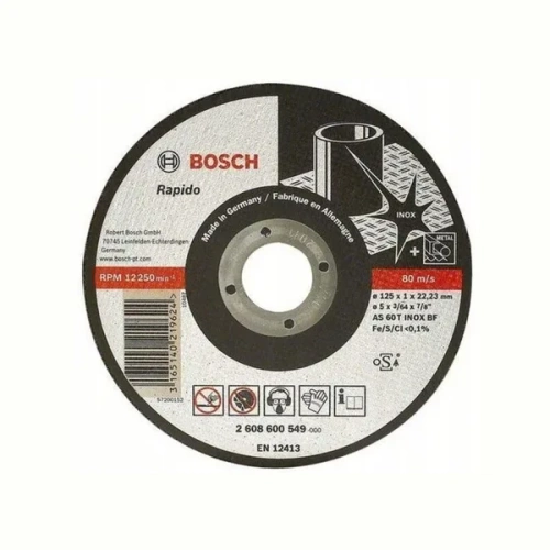 Tarcza do cięcia stali Bosch 125x22,2x1 mm