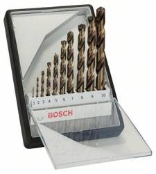 10-elem. zestaw wierteł do metalu Robust Line HSS-Co, 1–10 mm Bosch 2607019925