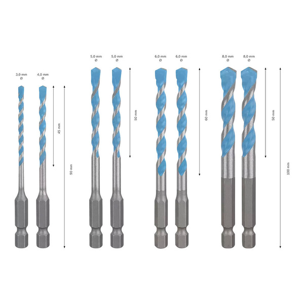 Zestaw wierteł Bosch EXPERT Mulitimaterial CYL-9