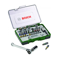 Zestaw końcówek wkręcających z grzechotką EXTRA HARD Bosch 2607017562  27el.