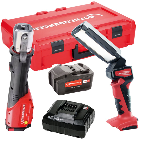 Zaciskarka Rothenberger Romax 4000 + lampa RO FL180