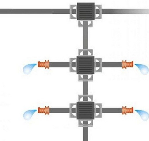 Czwórnik 13 mm (1/2") 2 szt. Micro-Drip-System GARDENA 08339-29
