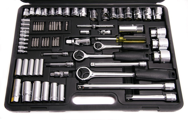 Zestaw nasadek 1/4" 3/8" 1/2" 75 szt. Stanley 1-87-193