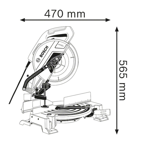 Ukośnica Bosch GCM 10 MX