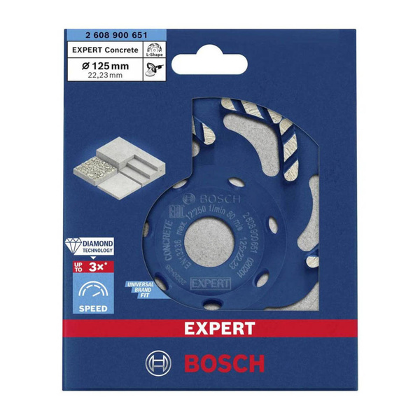 Tarcza do szlifowania betonu Bosch EXPERT 125x4,5mm garnkowa