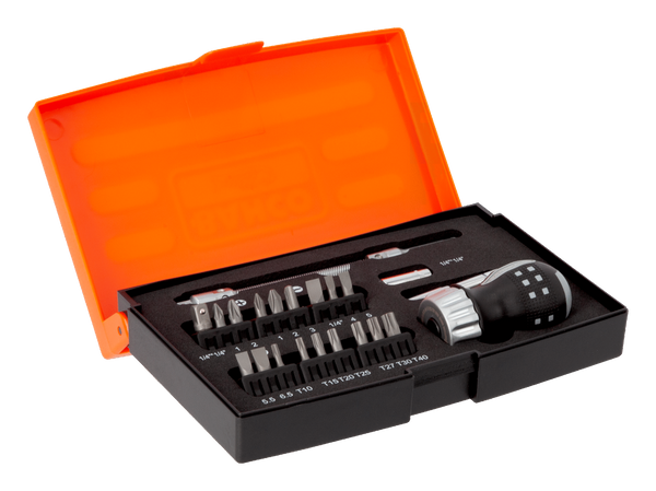 Wkrętak grzechotkowy Bahco 808050S-22 22 elementy