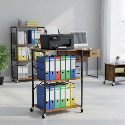 Wózek kuchenny Belivio LUCA Rustical Oak