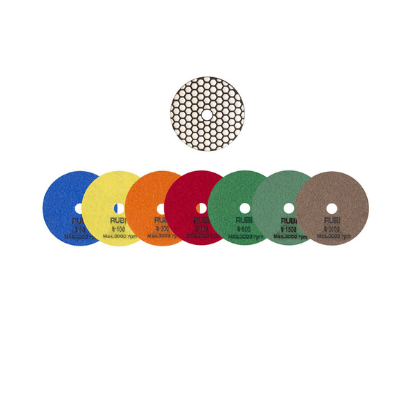 Pad polerski RUBI 62971 - gradacja P100