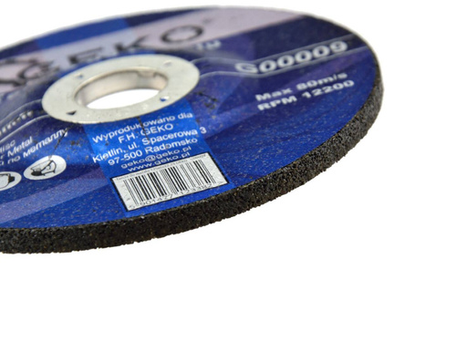 Tarcza do szlifowania metalu 125x22,23 Geko G00009