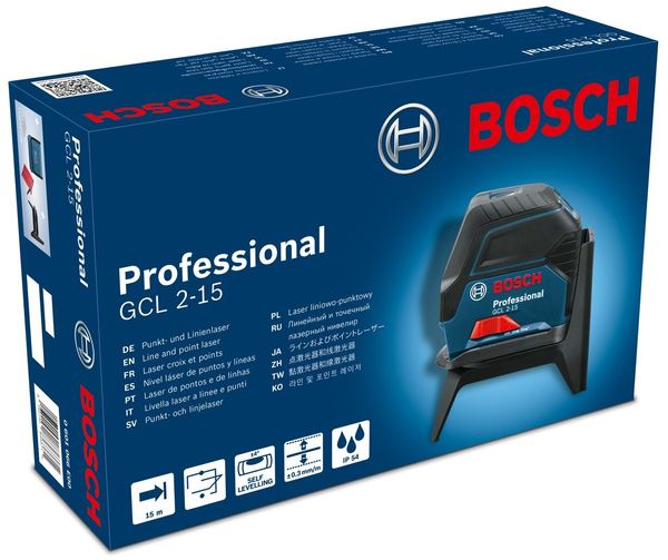 Laser liniowy Bosch GCL 2-15 0601066E00