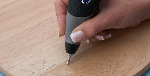 Dremel Engraver 290-3/4 Hobby - narzędzie do grawerowania + 3 bity i 4 szablony