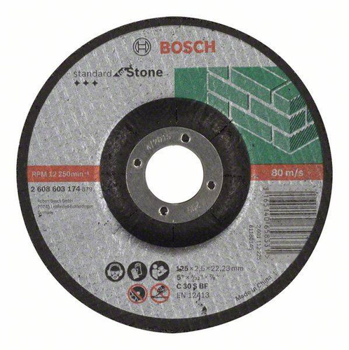 Tarcza tnąca do kamienia 125x2,5x22,23 mm Bosch 2608603174