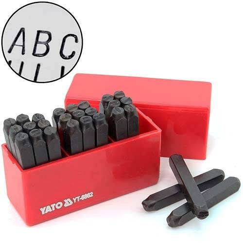 Znaczniki literowe Yato YT-6862 27 el.