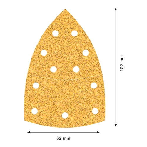 Papier ścierny 102x62 mm P40 Bosch C470 2608900886