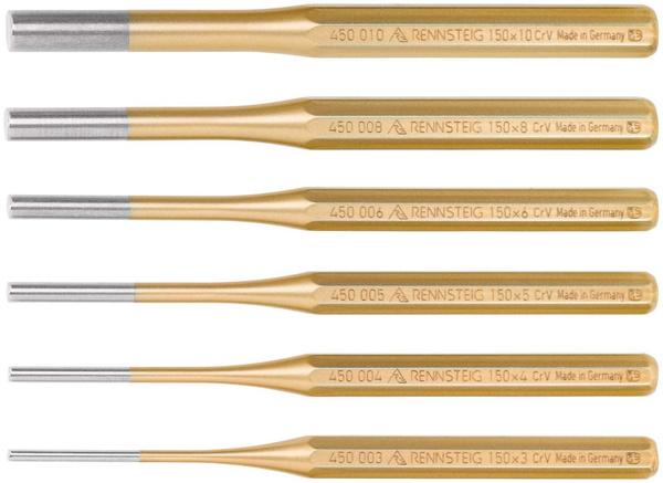 Zestaw 6 szt. wybijaków RENNSTEIG 425 170 0