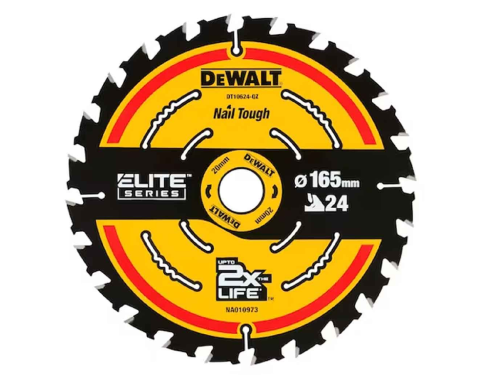Tarcza do pilarki tarczowej ELITE 165x20MM 24T Dewalt DT10400