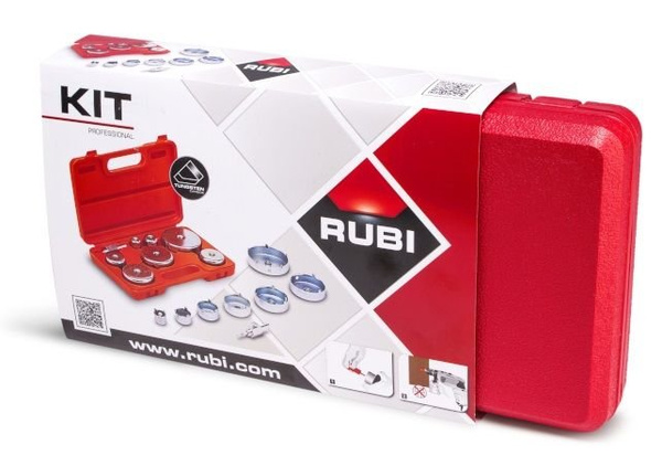 Zestaw wierteł z węglika wolframu Rubi 04995